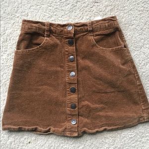 Brandy Melville Corduroy Skirt